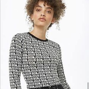 Bonjour Graphic Long Sleeve